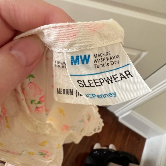 Vintage union made Peignoir set cottage core - Picture 13 of 16